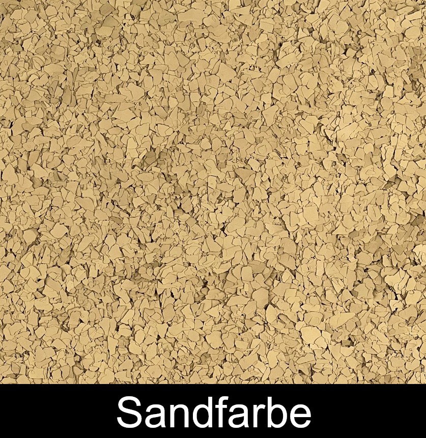 Farbchips Sandfarbe