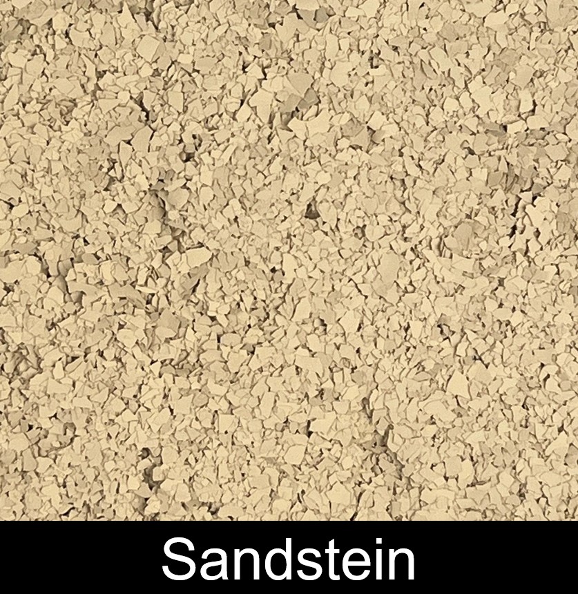 Farbchips Sandstein
