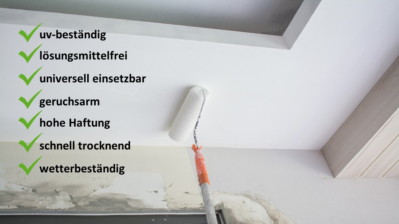 Vorteile Wandfarbe Innenfarbe Deckenfarbe Universalfarbe