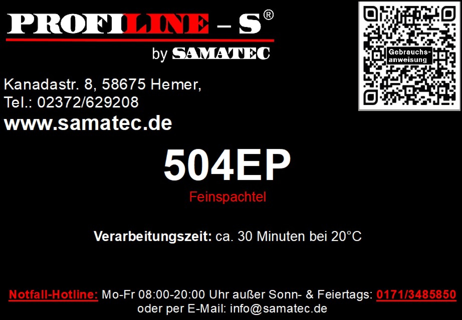 ProfiLine-S Feinspachtel Fugenspachtel 504EP