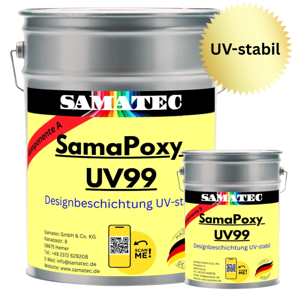UV-stabile Designbodenbeschichtung SamaPoxy UV99