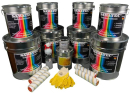 Betonbodenfarbe Bodenanstrich Harzbodenbeschichtung Komplett Set UV-stabil